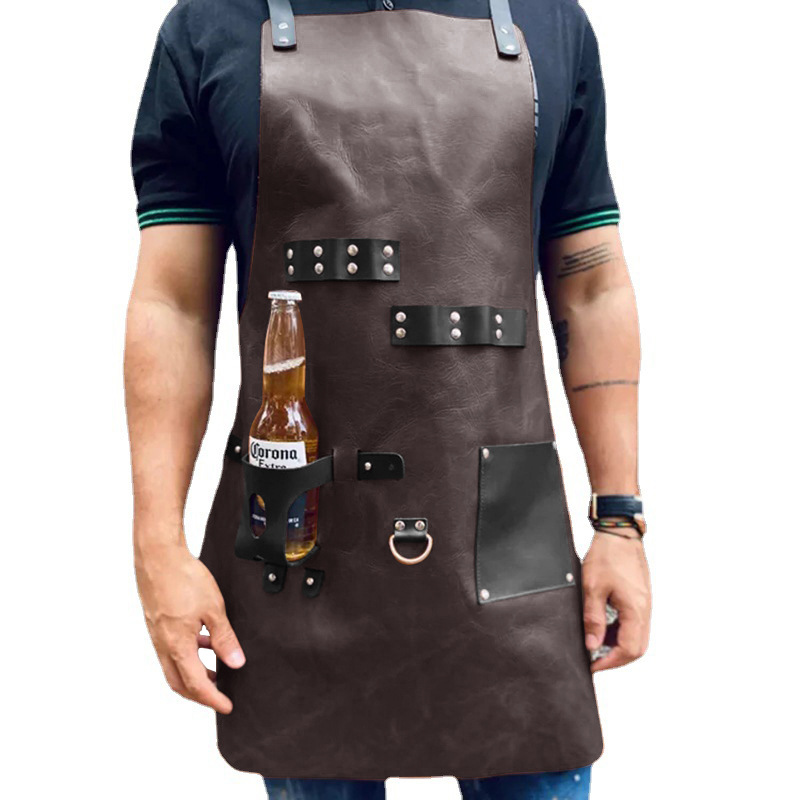 Leatherwork Apron - مريلة جلدية من البولي يوريثان للاستخدام
