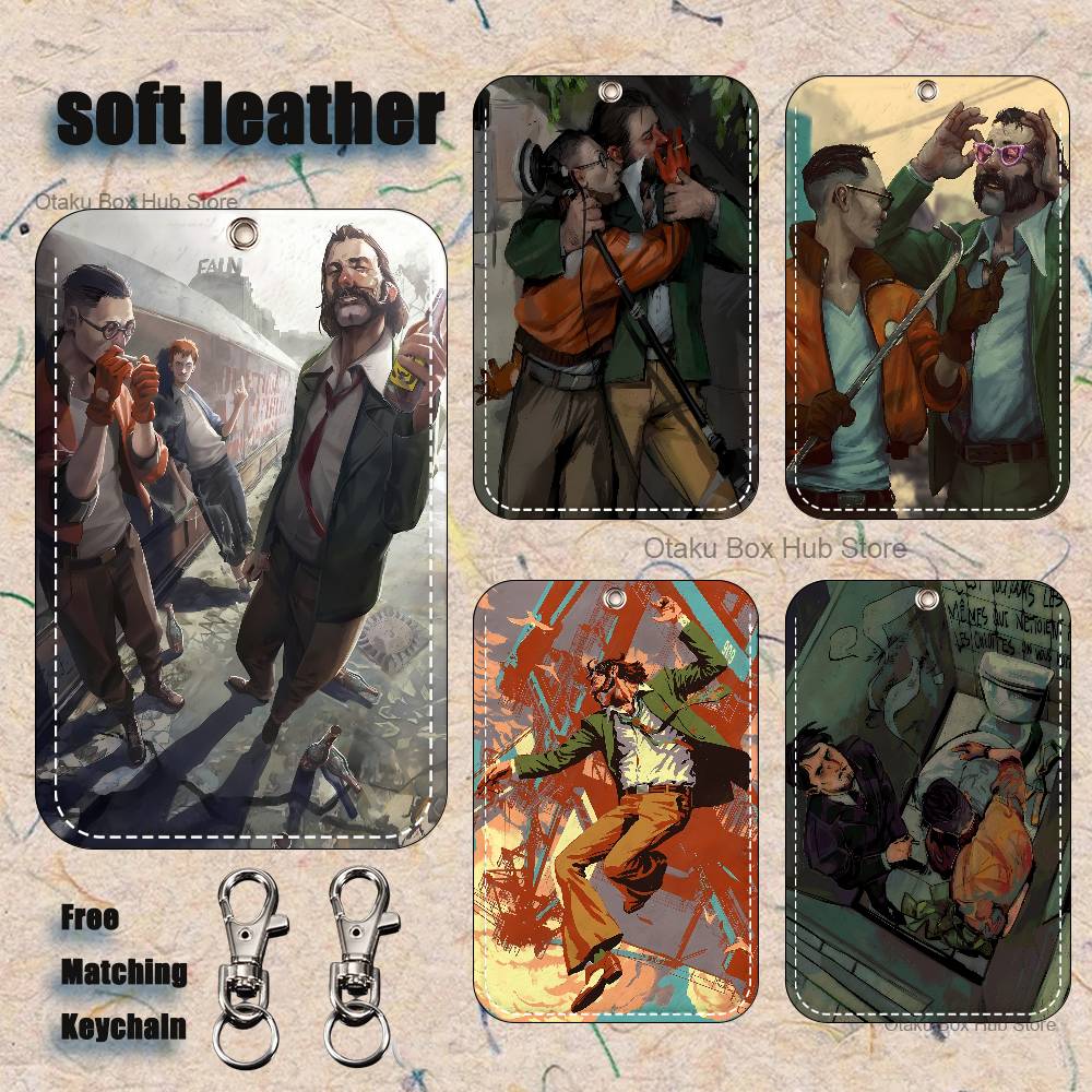 Leather Works - لعبة D-Disco E-Elysiums حامل المفاتيح للبنك