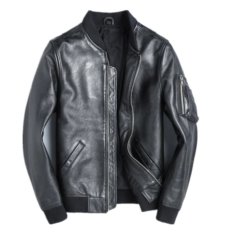 Leather Work Jacket - سنة! شحن مجاني. بيع بالجملة. سترة