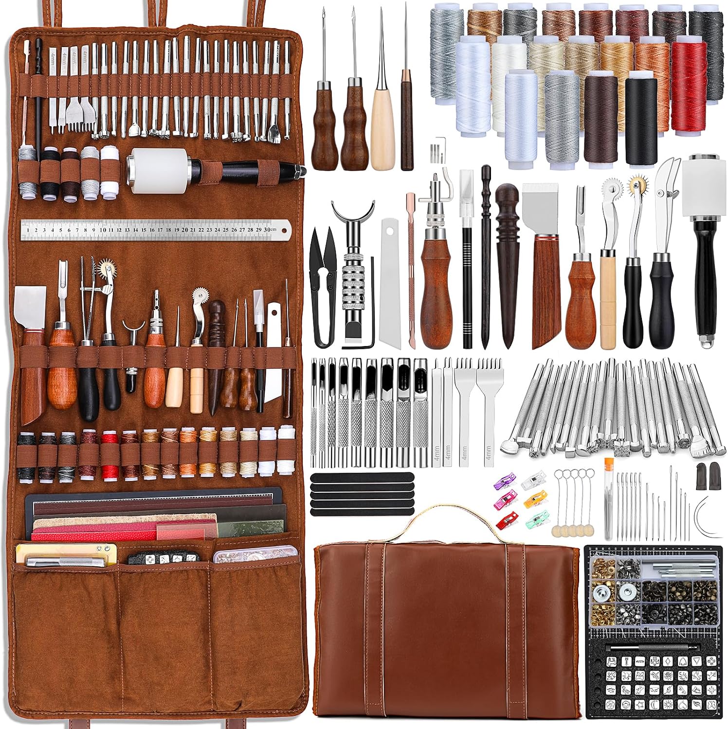 Leather Works - طقم أدوات تشكيل الجلود، أدوات حرفية