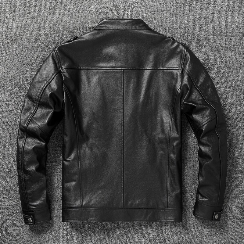 جاكيتات رجالية من الجلد الطبيع - مراجعة Leather Work Jacket وسعره