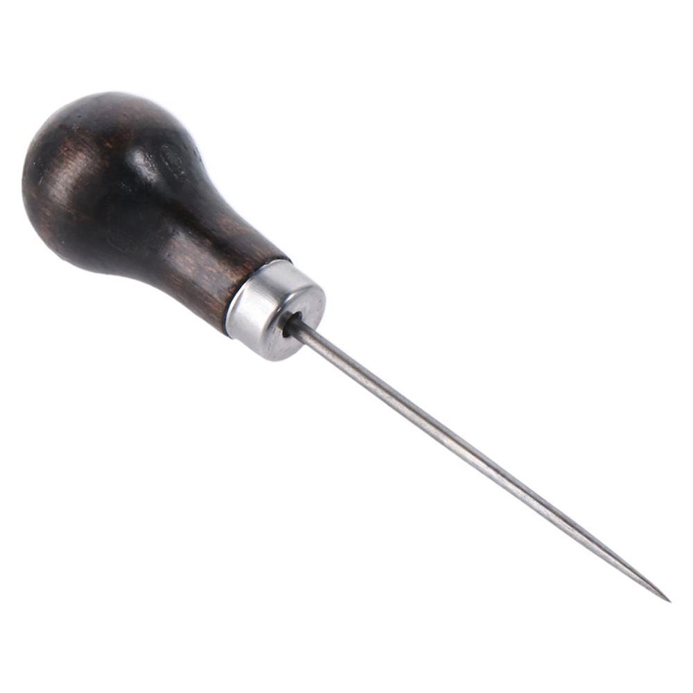 أداة خدوش بمقبض خشبي ، مشغولات - مراجعة Leatherwork Punching Tool وسعره