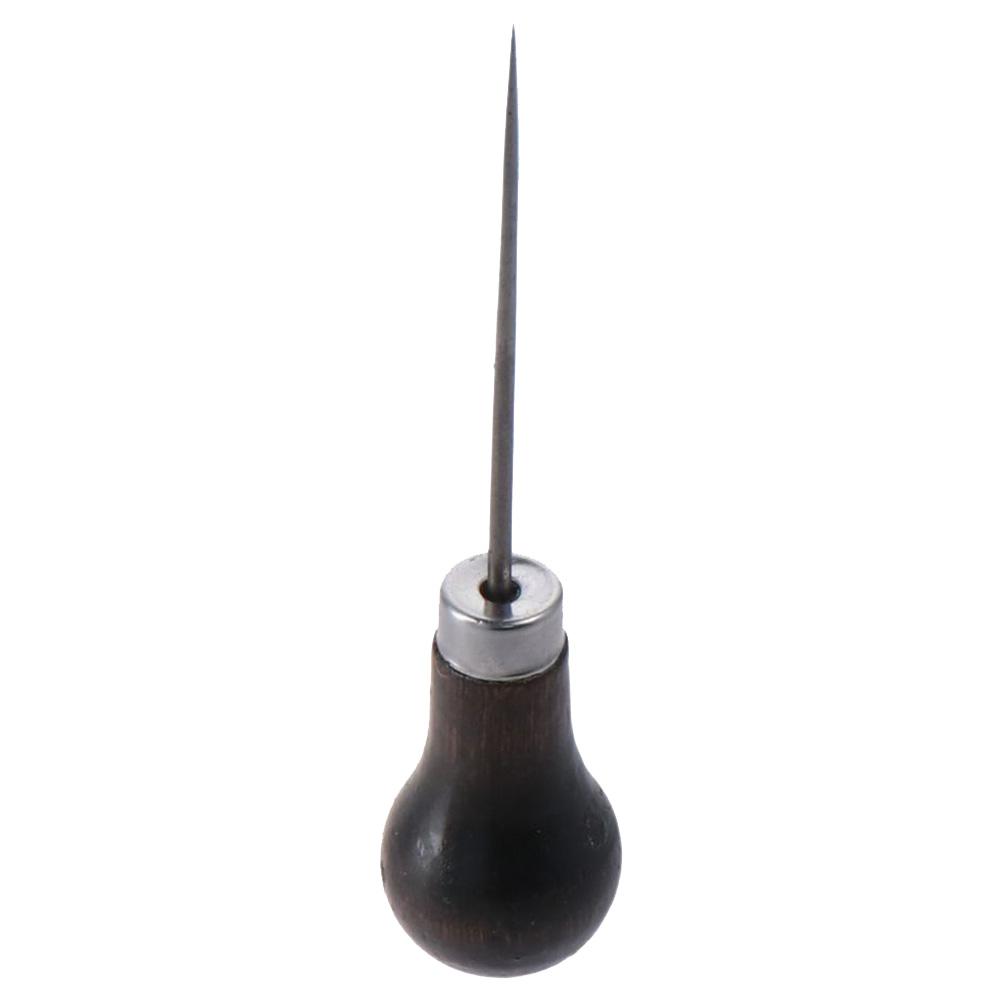 أداة خدوش بمقبض خشبي ، مشغولات - مراجعة Leatherwork Punching Tool وسعره