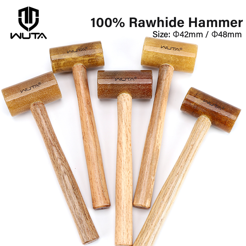WUTA 100% Rawhide-head Mallet  - مراجعة Mallet Rawhide Craft وسعره