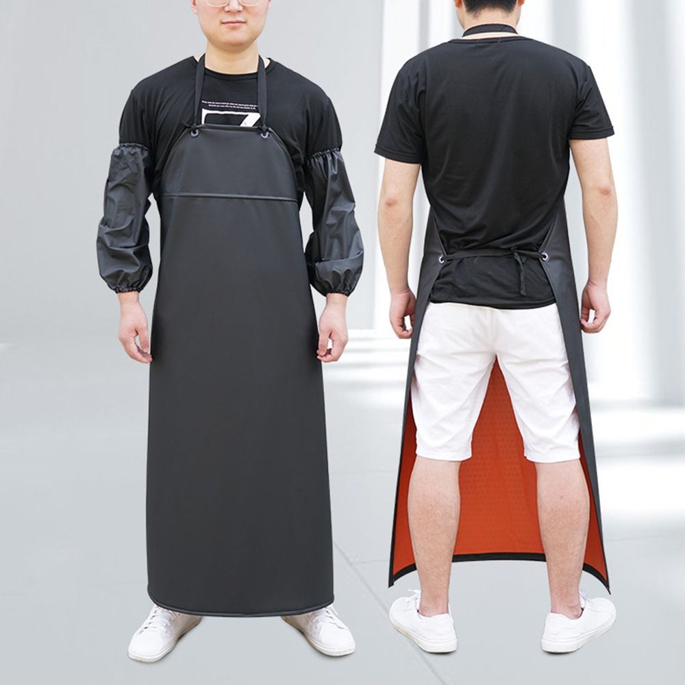 مريلة مطبخ من الجلد الصناعي ال - مراجعة Leatherwork Apron وسعره