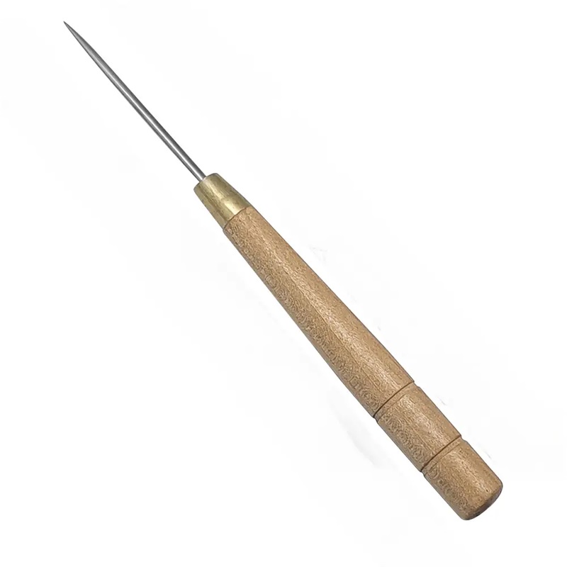 3 قطعة مقبض خشبي Awl أداة الجل - مراجعة Leatherwork Punching Tool وسعره