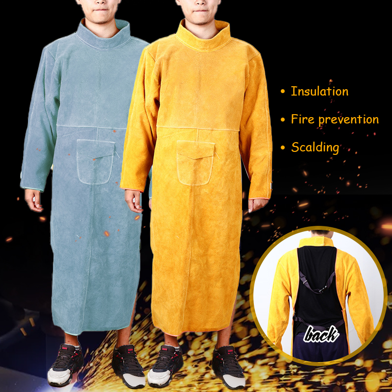 لحام المئزر لحام حماية جلد الب - مراجعة Leatherwork Apron وسعره