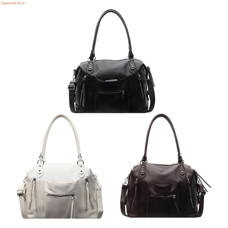 Q5WE حقيبة تحت الإبط متعددة ال - مراجعة Leather Work Duffle وسعره