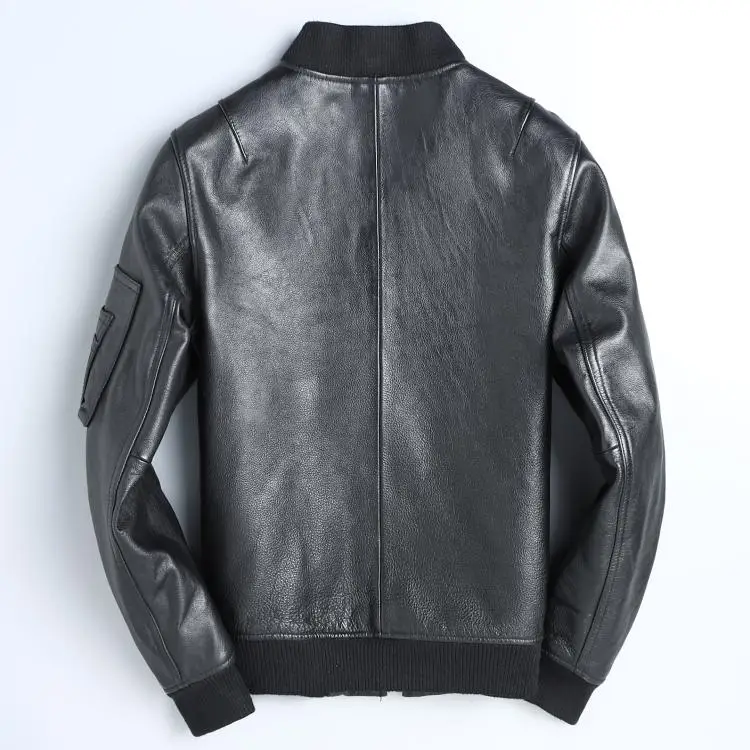 سنة! شحن مجاني. بيع بالجملة. س - مراجعة Leather Work Jacket وسعره
