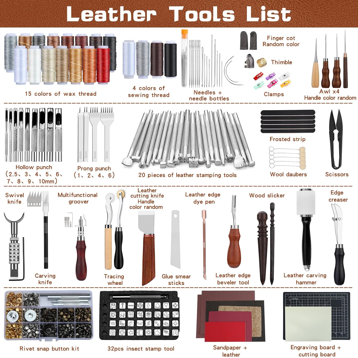 طقم أدوات تشكيل الجلود، أدوات  - مراجعة Leather Works وسعره