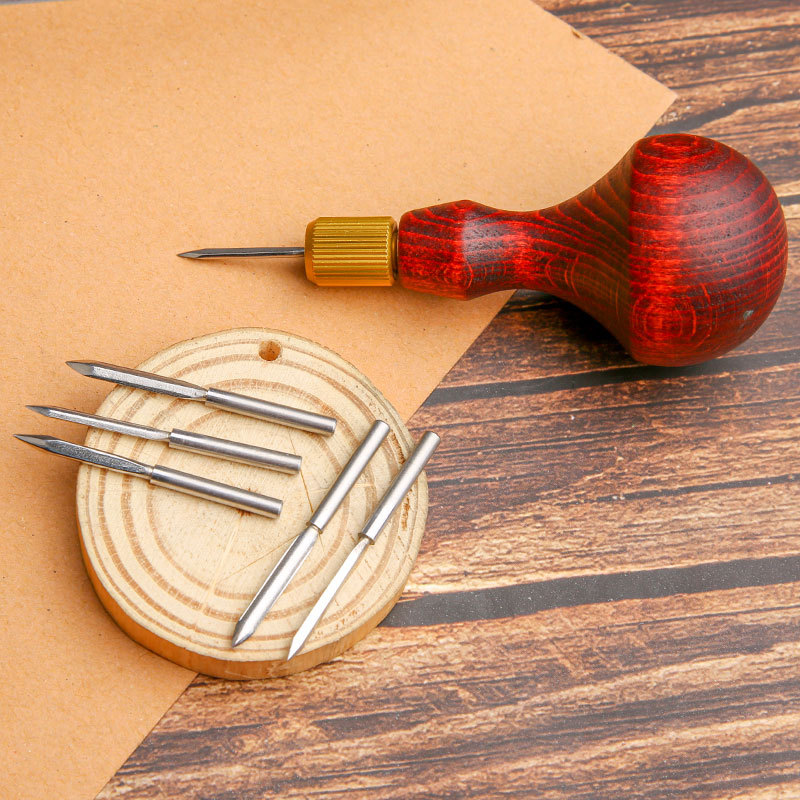 1 مجموعة DIY الجلود لكمة الخرا - مراجعة Leatherwork Punching Tool وسعره