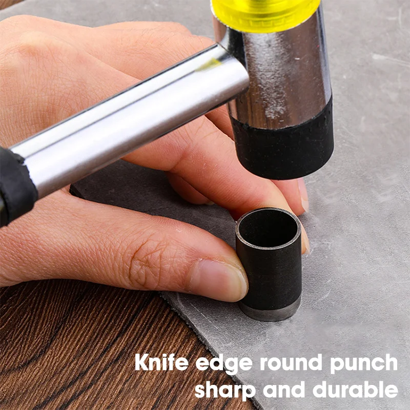 مجموعة أدوات ثقب الجلد الدائري - مراجعة Leatherwork Punching Tool وسعره