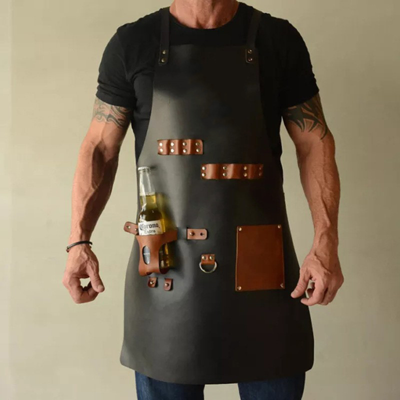 في الهواء الطلق بو الجلود المئ - مراجعة Leatherwork Apron وسعره