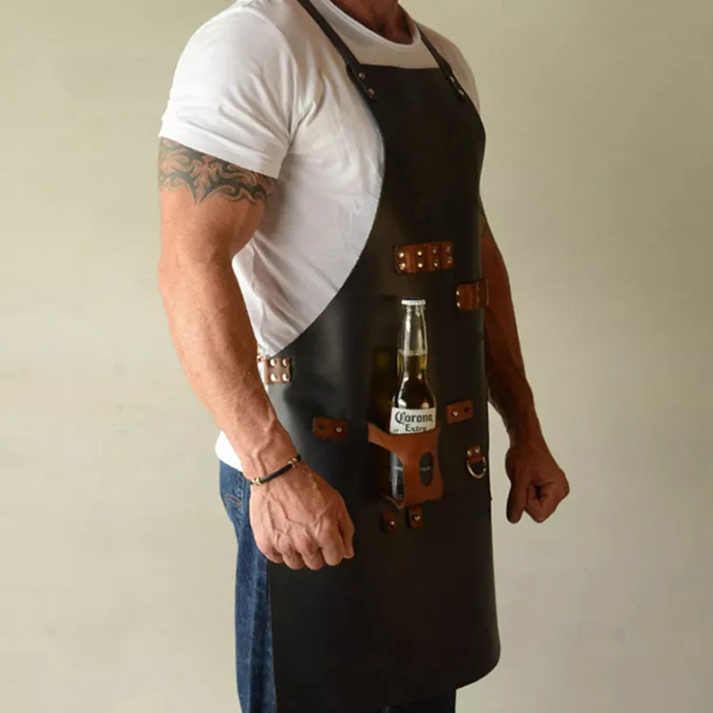 في الهواء الطلق بو الجلود المئ - مراجعة Leatherwork Apron وسعره