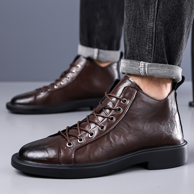 أحذية جلدية رجالية بريطانية ال - مراجعة Leather Works وسعره