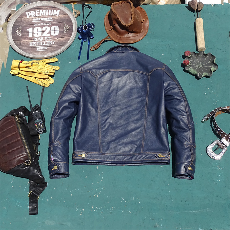   جاكيت نايت من الجلد الطبيعي  - مراجعة Leather Work Jacket وسعره