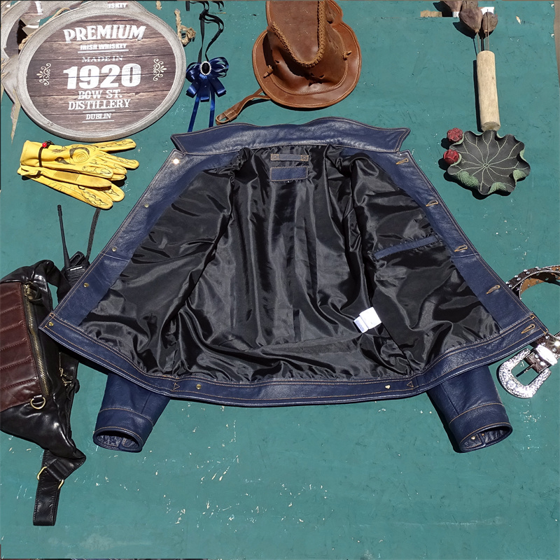   جاكيت نايت من الجلد الطبيعي  - مراجعة Leather Work Jacket وسعره