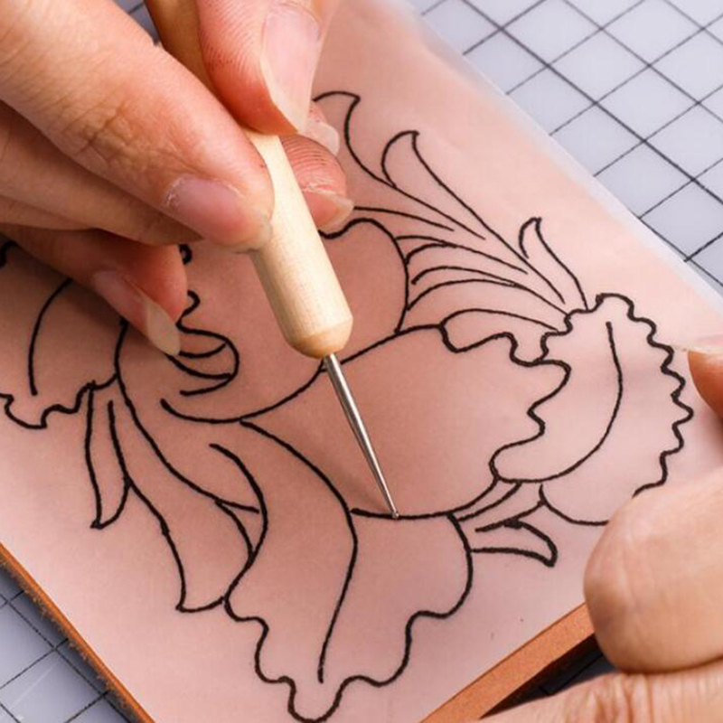 الجلود رضوخ أداة نقطة القلم ال - مراجعة Leatherwork Hand Press وسعره