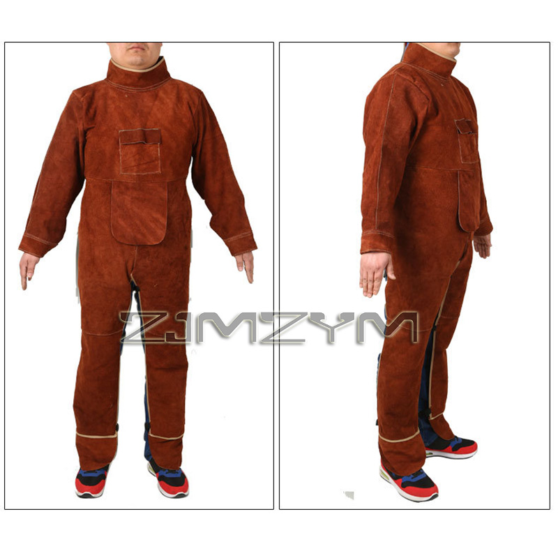 بدلة لحام من جلد البقر ملابس ع - مراجعة Leatherwork Apron وسعره