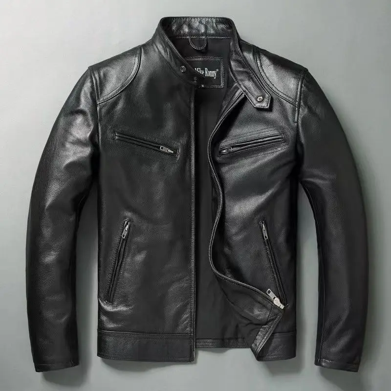 جاكيت من جلد البقر الأصلي للرج - مراجعة Leather Work Jacket وسعره