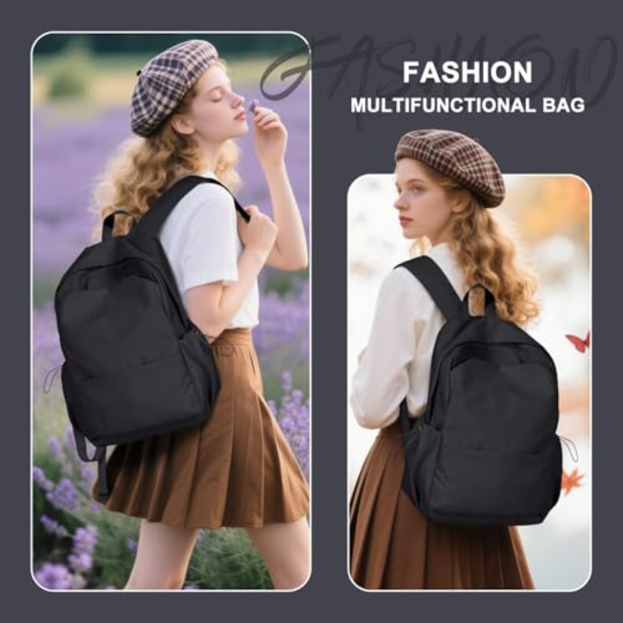 حقيبة ظهر سوداء للنساء، حقيبة  - مراجعة Leather Works وسعره